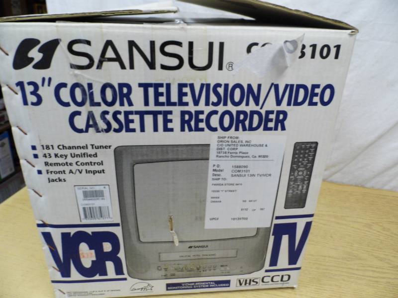 lot 160 image: Sansui TVVCR Combo