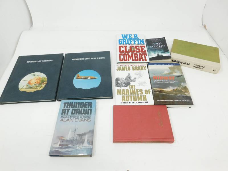 lot 43 image: Nine Military Books