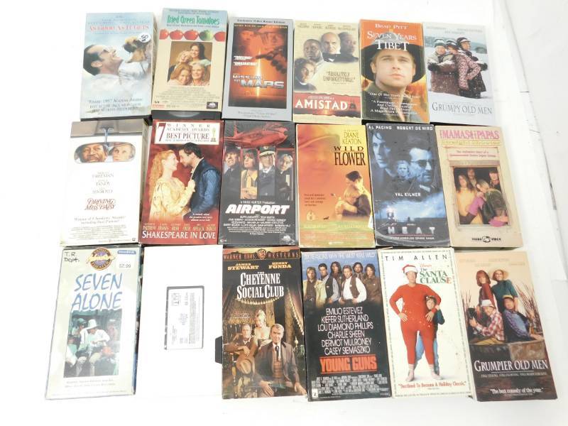 lot 44 image: Eighteen VCR Tapes