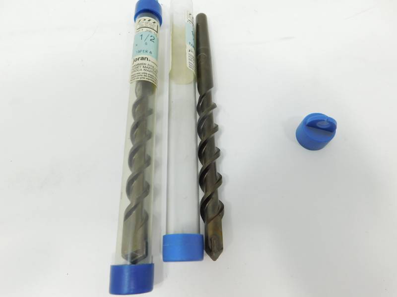 lot 47 image: Two Joran 12  x  6 Carbide Tipped Hammer Drill Bits