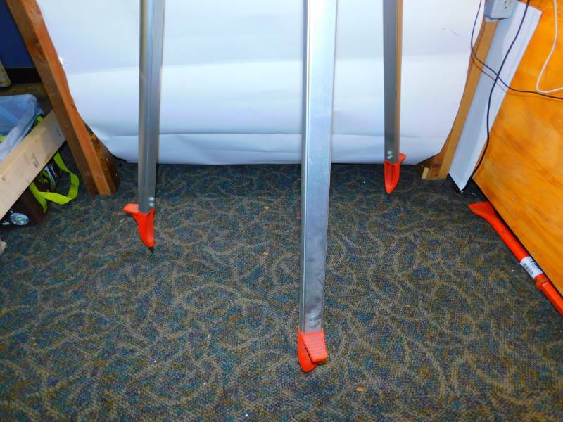 lot 3 image: CST Chicago Steel Tape Co. Aluminum Adjustable Tripod for Surveying Equipment