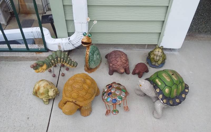 lot 65 image: Turtles & Lawn Ornaments