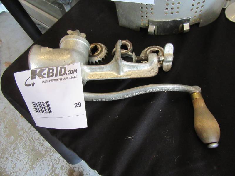 lot 29 image: Hand Food Grinder, cast iron