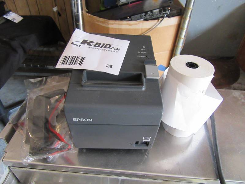 lot 26 image: EPSON,  Model 249A Thermal Receipt printer