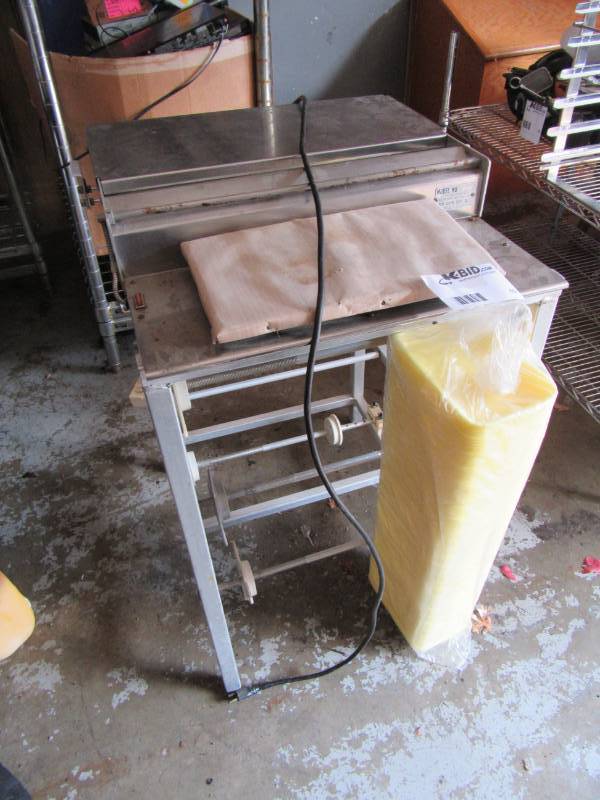 lot 15 image: Model 104A, Package Sealing machine and Stand