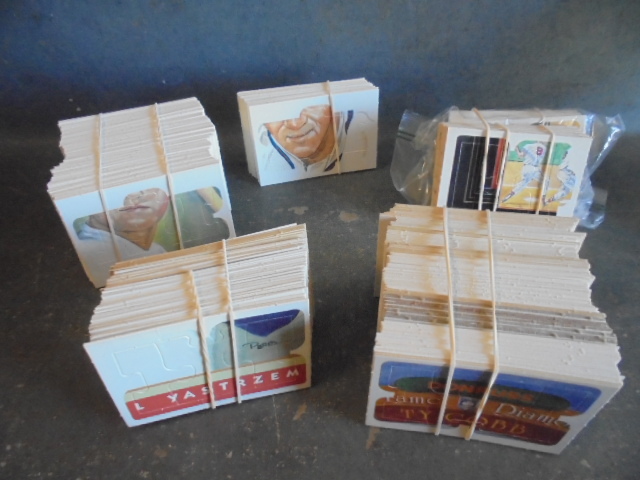 lot 11 image: DonRuss  Legends of Baseball Unused Puzzle Piece Cards