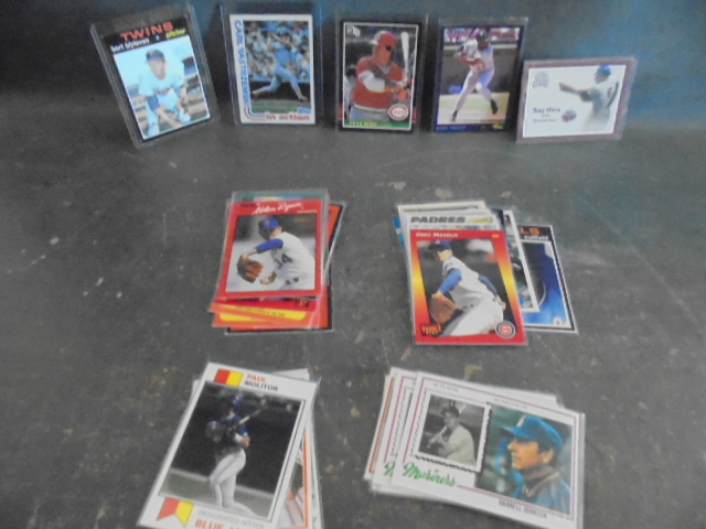 lot 22 image: Baseball Cards with Blyleven Rookie, Puckett, Oliva, Rose and More