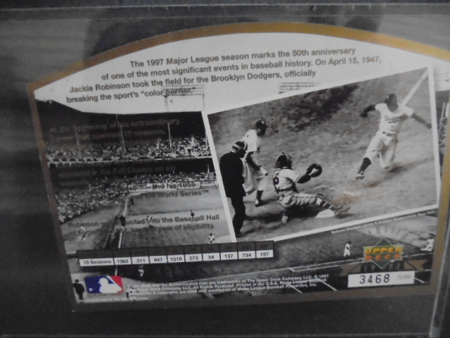 lot 26 image: Limited Edition Jackie Robinson Card