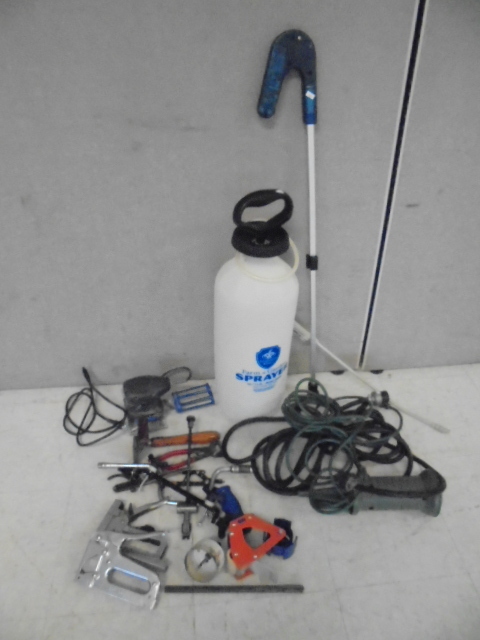 lot 39 image: Sprayer, Sander, Extension Cord and MORE