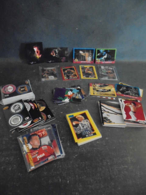 lot 47 image: NASCAR, Pro-Wrestling and TV Collector cards with Ted Williams, Pogs and More