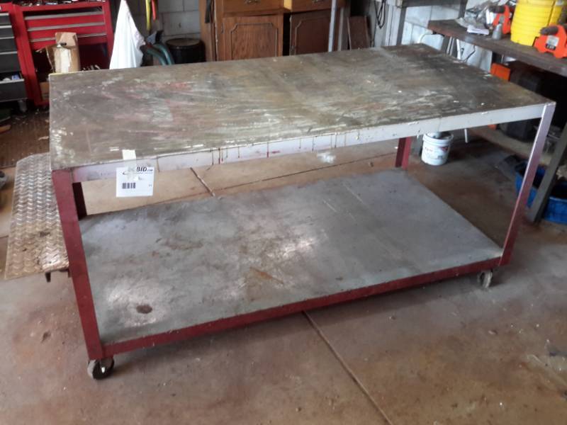 lot 11 image: Metal Workshop Talbe