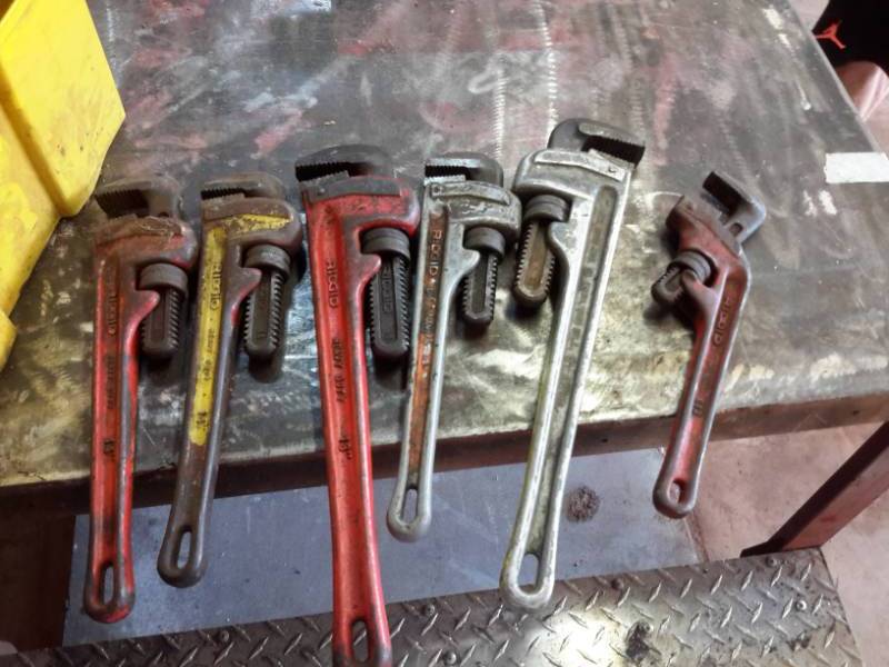 lot 57 image: Rigid Pipe Wrenches