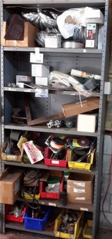 lot 33 image: Storage Shelving Unit with Everyone on it- Please see Close-Ups