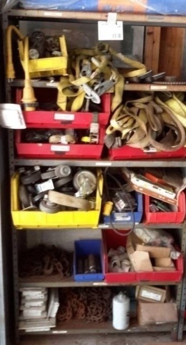 lot 34 image: Storage Shelving Unit with Everyone on it- Please see Close-Ups