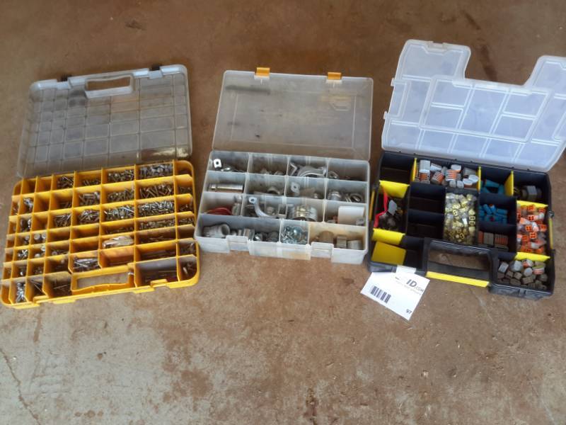 lot 97 image: Lot of Hardware and Wiring Materials See Close-Ups