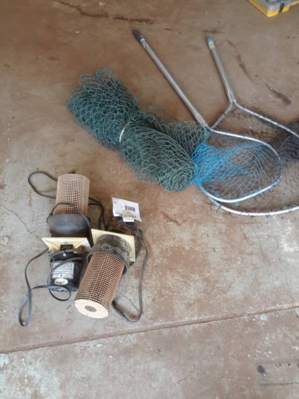 lot 95 image: Lot of Fishing Nets and Mino Saver Agitators