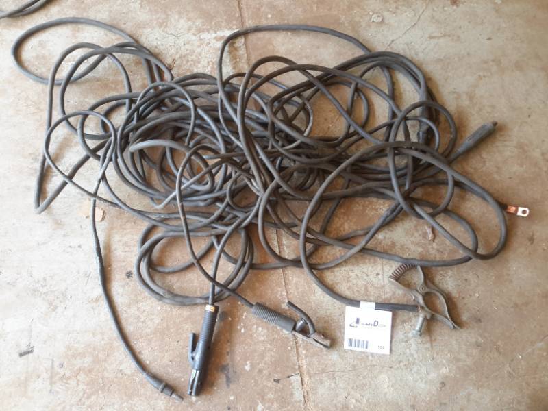 lot 104 image: Very Heavy Lenco Cables Used for Welding