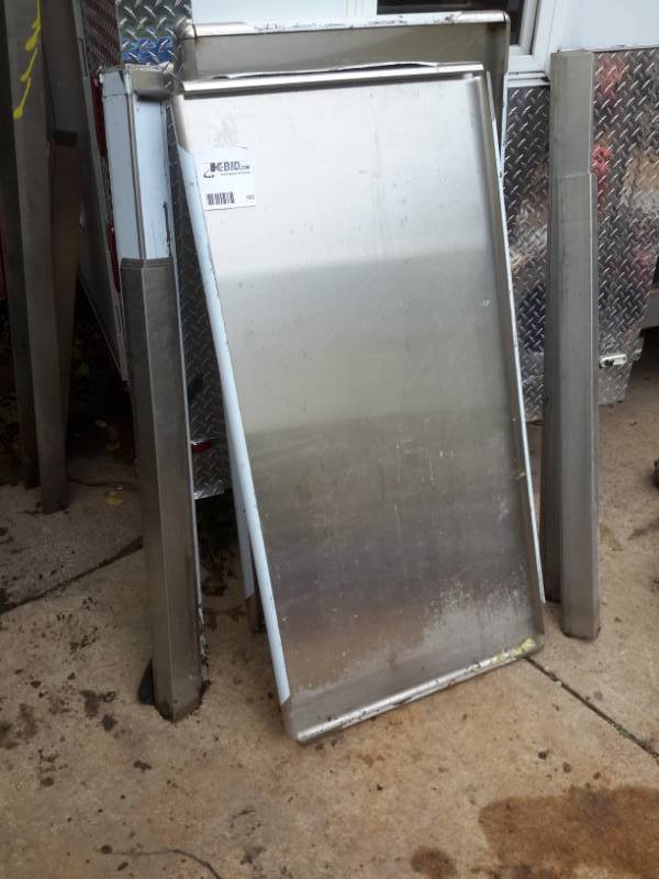 lot 163 image: Steel Counter Tops and Corner Guards