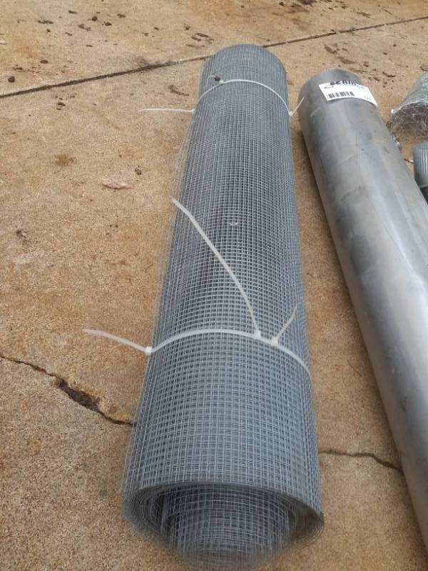 lot 172 image: Lot of Vent Tubing and Mesh Wiring