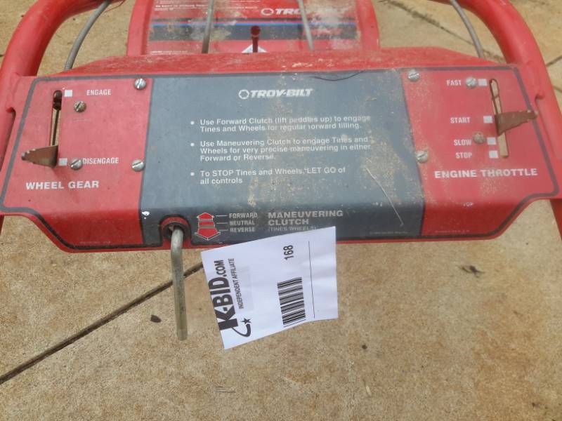 lot 168 image: Troy-Bilt Pony Tiller