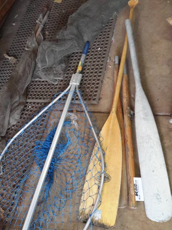 lot 180 image: Lot of Fishing Nets and Ores