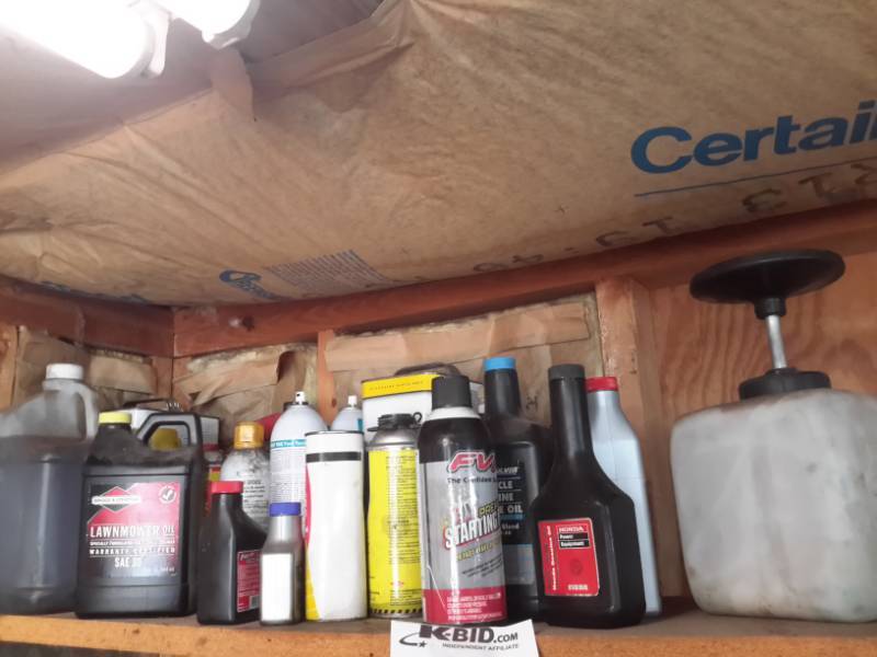 lot 184 image: Lot of Various Oil, Lube, and More