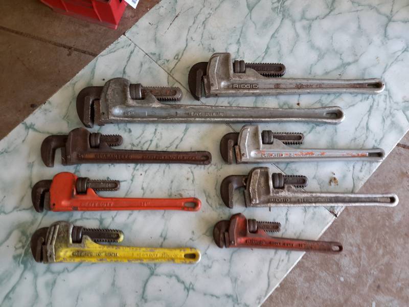 lot 54 image: Ridgid Pipe Wrenches