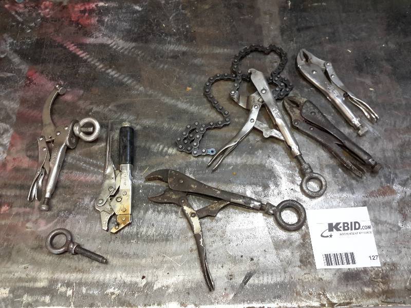 lot 127 image: Lot of Vice Grips