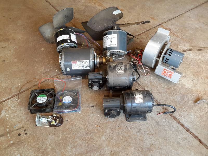 lot 37 image: Lot of Motors and Fans Please See Close-Ups