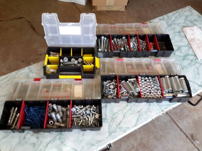 lot 51 image: 4 Boxes Various of Hardware Please See Close-Ups
