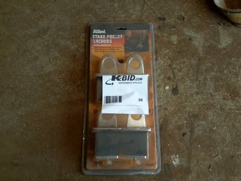 lot 36 image: Ratchet Straps, Stake Pocket Anchors