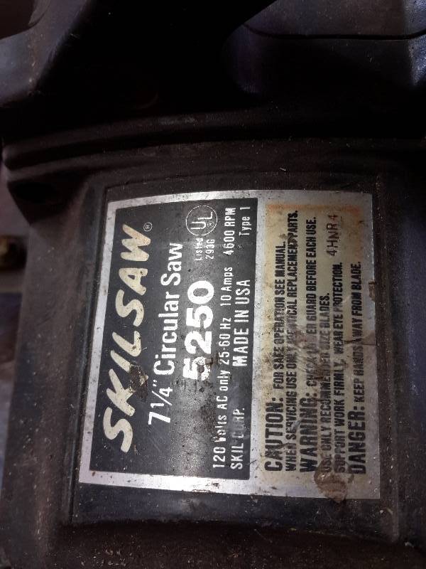 lot 20 image: Skilsaw 7 14 Circular Saw