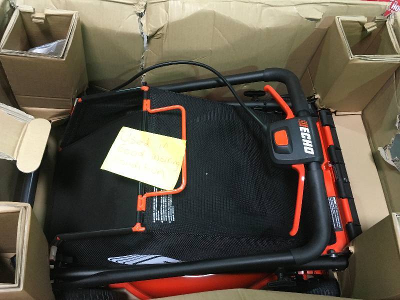 ECHO 21 in. 58-Volt Brushless Lithium-Ion Cordless Battery Walk Behind Push in  like new condition