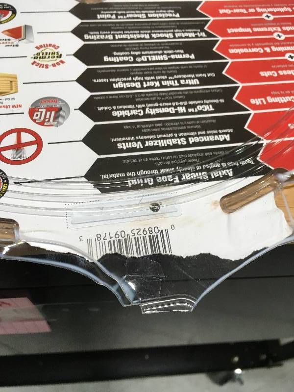 Diablo 12 in. x 100-Teeth Ultimate Polished Finish Saw Blade open box not used