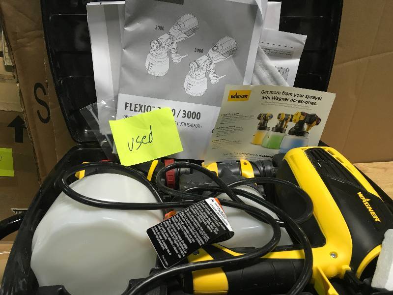 Wagner Flexio 2000 HVLP Sprayer used in working condition
