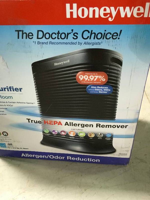 Honeywell True HEPA 310 sq. ft. Allergen Remover Air Purifier open box not used