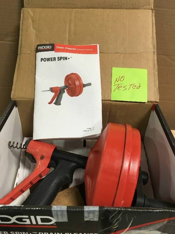 Ridgid Drain Auger 1c12 in ridge tool open box in good condition