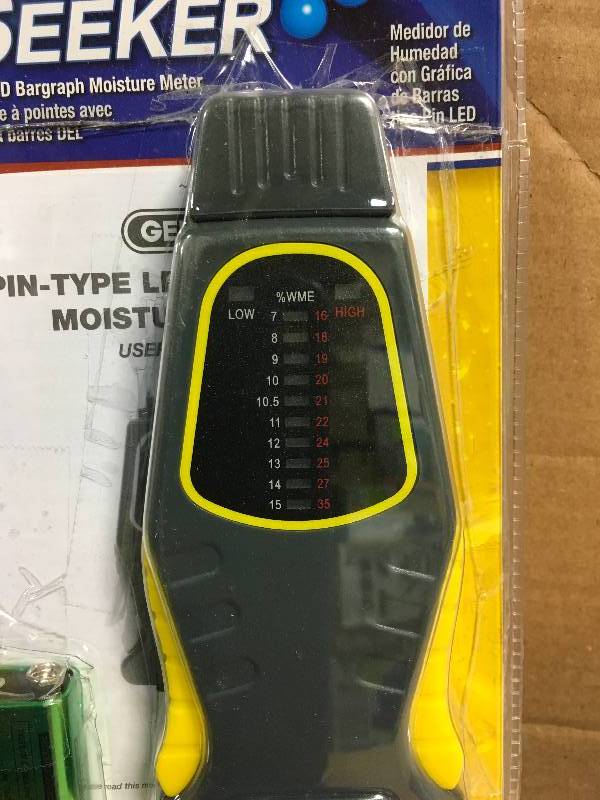 General Tools Moisture Meter Led open box not used