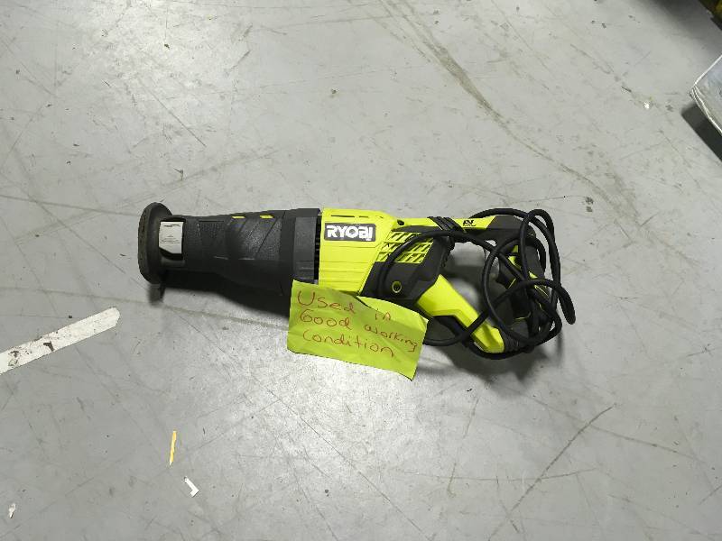 Ryobi 12 Amp Reciprocating Saw used in working condition
