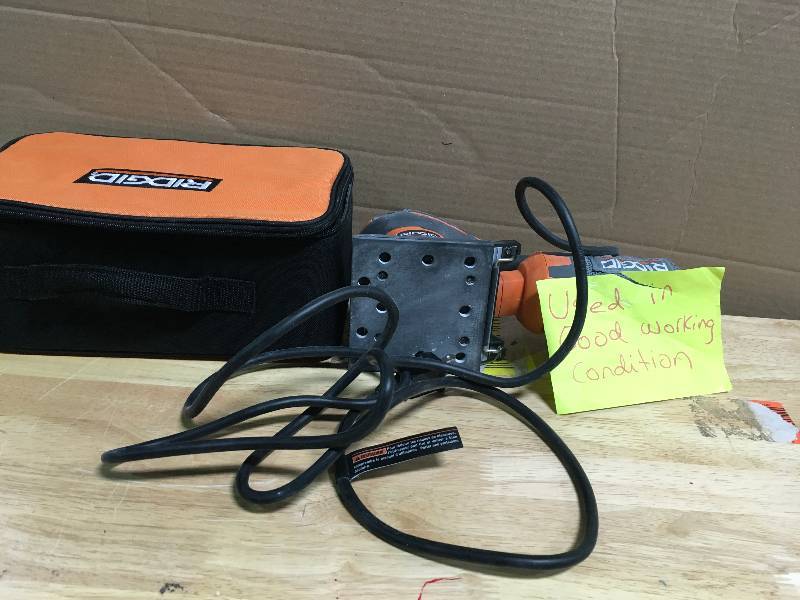Ridgid 2.4 Amp 14 Sheet Sander  used in working condition
