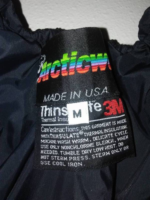 lot 17 image: Arctic Cat medium bib overalls, Thinsulate. Excellent.