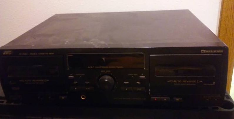 lot 67 image: JVC. TD - W254 dual cassette recorder
