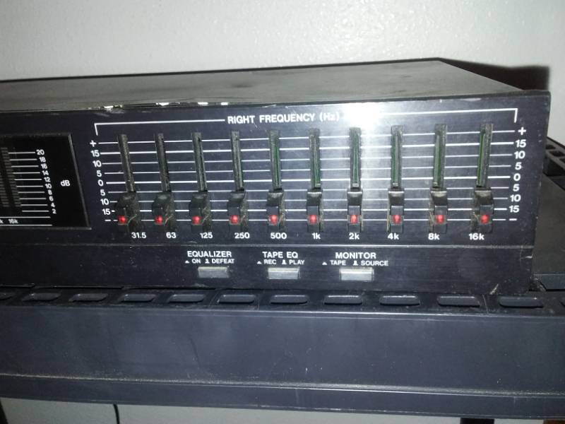 lot 73 image: ADC sound shaper - equalizer. Model SS - 100 SL