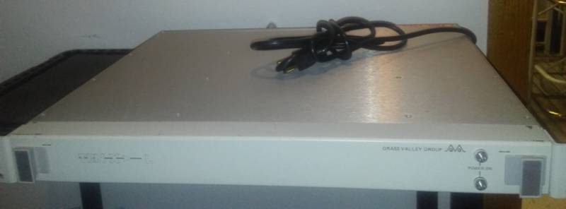 lot 116 image: Grass Valley Group Ten XL panlock,10 inputs, remote Jack, audio 1 and 2