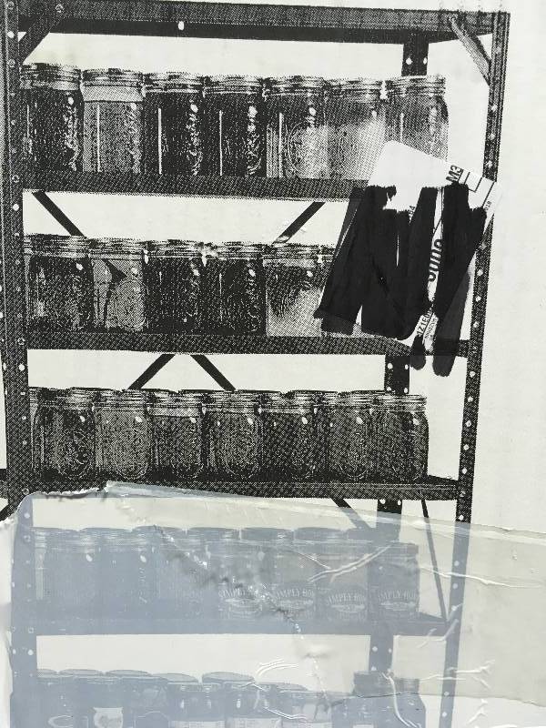 lot 20 image: Edsal 60 in. H x 30 in. W x 12 in. D Steel Canning Shelving Unit in Gray in good condition