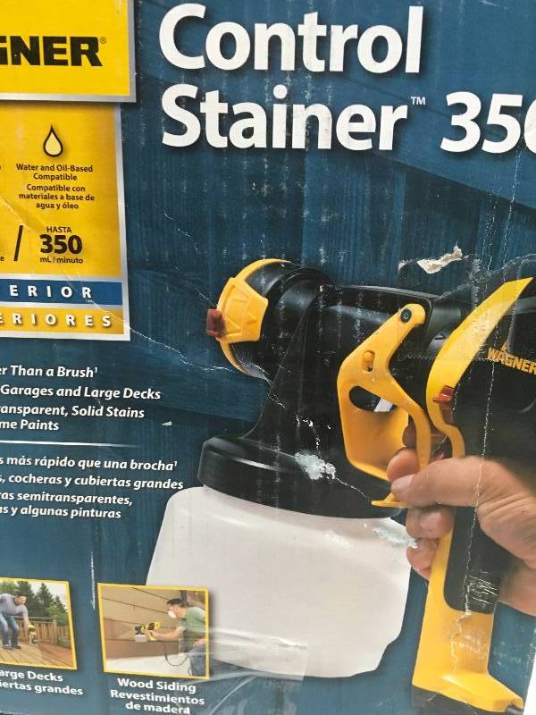 lot 28 image: Wagner Control Stainer 350 HVLP Handheld Sprayer in good condition