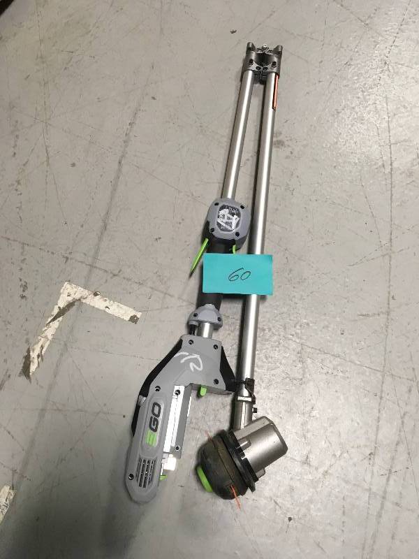 lot 60 image: EGO 15 in. 56-Volt Lithium-ion Electric Cordless String Trimmer wRapid Reload Head in Good Condition