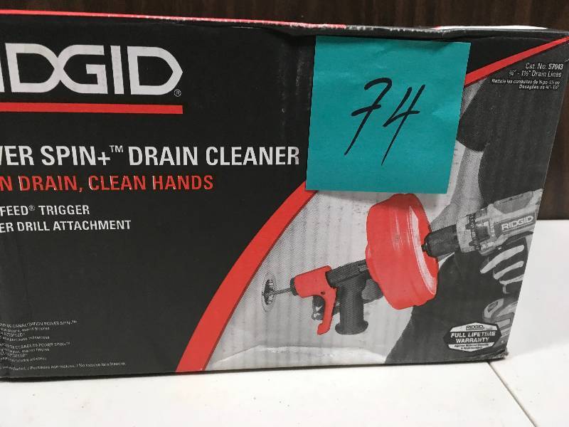 lot 74 image: Ridgid PowerSpin Plus in Good Condition