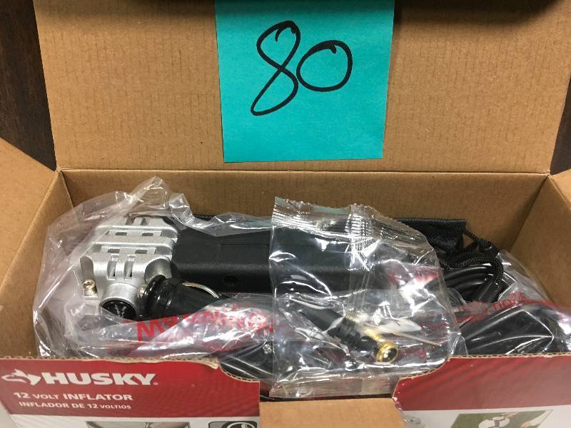 lot 80 image: Husky 12-Volt Inflator in Good Condition