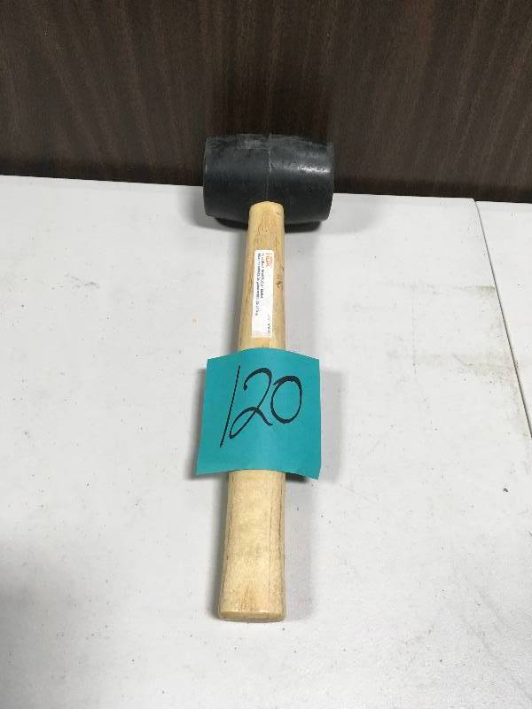 lot 120 image: HDX 16 oz. Rubber Mallet